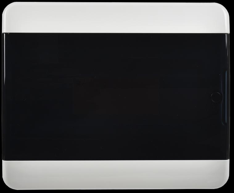 Корпус пластиковый ЩРН-П-12 IP41 черн. прозр. дверь TEKFOR IEK TF5-KP12-N-12-41-K01-K03 фото 2