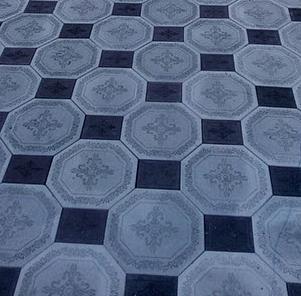 Евро брусчатка «Аллея с чёрным кубиком» ОПТ фото 1