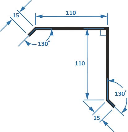 Доборный элемент ветровая планка опт фото 1