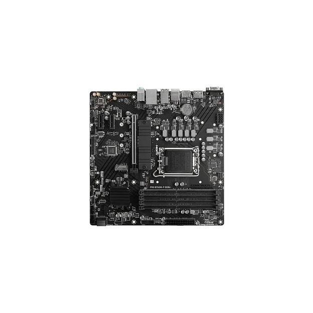 Материнская плата MSI PRO B760M-P DDR4, LGA 1700, Intel B760, mATX, Ret фото 1