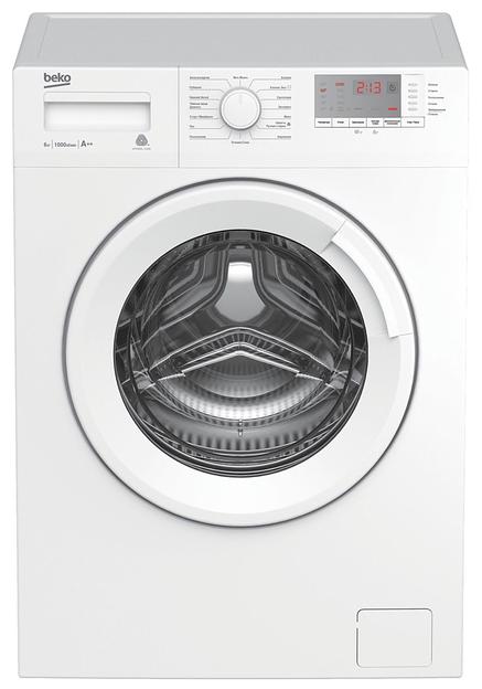 Стиральная машина Beko WRE6512BWW класс: A загр.фронтальная макс.:6кг белый фото 1