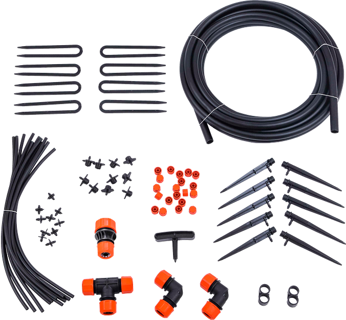 Набор для полива микродождевой полив кустарников и деревьев «Жук», 20 растений фото 1