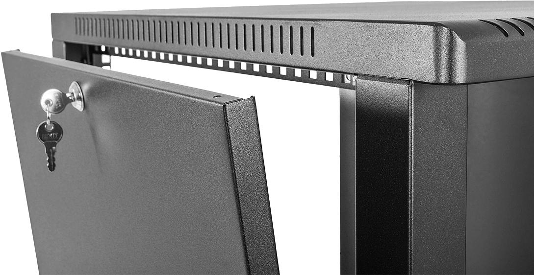 ЦМО Шкаф телекоммуникационный настенный 15U (600? 650) дверь металл, цвет черный (ШРН-15.650.1-9005) фото 4