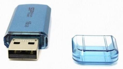 Флеш Диск Silicon Power 16Gb Helios 101 SP016GBUF2101V1B USB2.0 синий фото 5