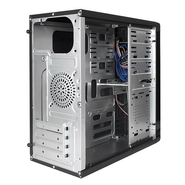 Корпус Minitower ExeGate MA-371X-UN450 (mATX, БП UN450 с вент. 12см, 2*USB+2*USB3.0, аудио, черный) фото 2