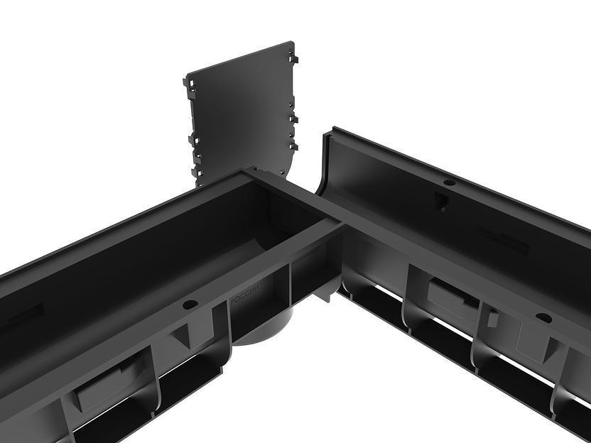 Лоток водоотводный пластиковый Gidrolica Standart ЛВ-10.14,5.13,5 фото 4