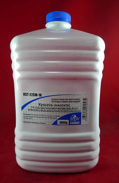 Тонер для Kyocera TK-895/5140/5150/5215/5270/5280/5290/5305/8115/8325 Magenta (Tomo VF03-M) (кан. 1кг) B&W Standart фото 1