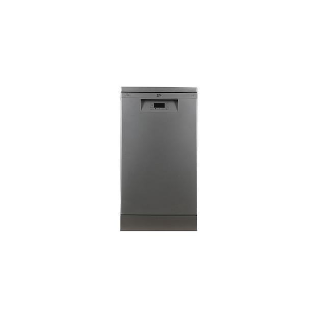Посудомоечная машина Beko BDFS15020S, узкая, напольная, 44.8см, загрузка 10 комплектов, серебристая [7639408335] фото 1