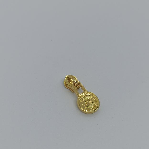 Бегунок спираль №3 золото GV фото 1