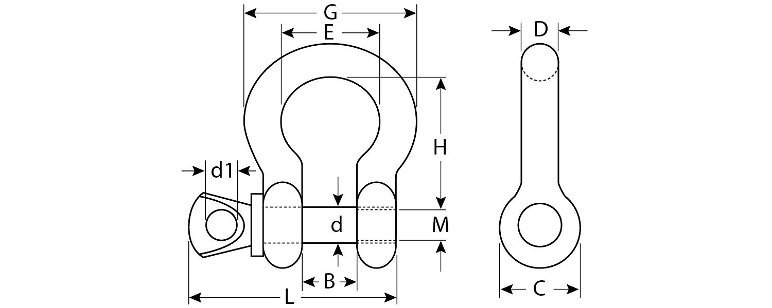 ЗУБР 1 3/8″ (34.9 мм), 1 шт, палец 38 мм, г/п 13.5 тн, цинк, омегообразная скоба, Профессионал (304525-35) фото 2