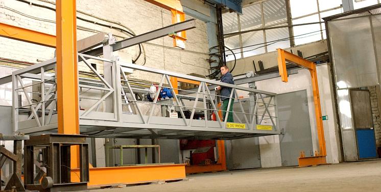 Самодвижущаяся смотровая тележка для мостовых пролетов фото 1