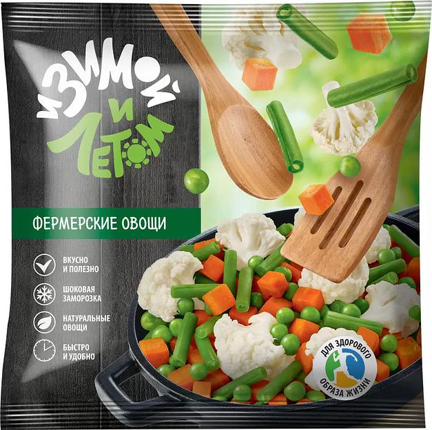 Фермерские овощи замороженные «И зимой, и летом», 400 г ОПТ фото 1