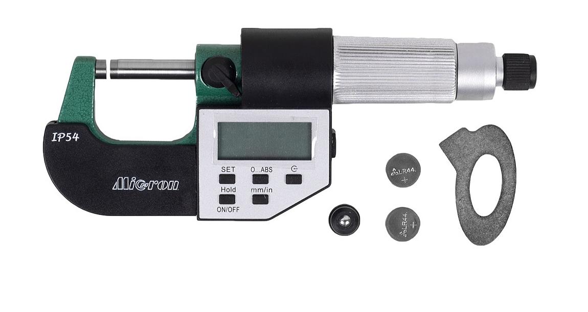 Микрометр гладкий МКЦ-  25 0,001 электр. 2-кн. IP65 МИК PRO с поверкой фото 1