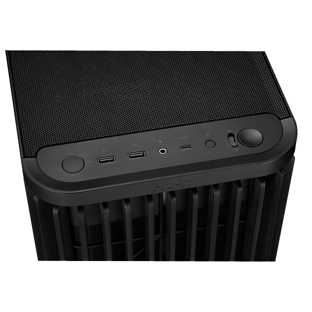 Корпус для ПК ASUS PROART PA401 WOOD MESH PWM BLACK фото 5
