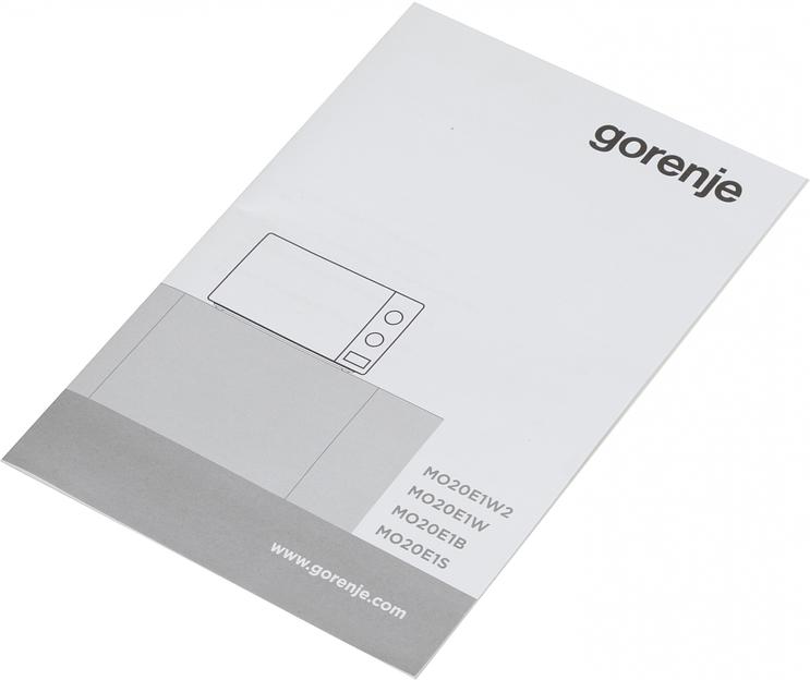 Микроволновая Печь Gorenje MO20E1W 20л. 800Вт белый фото 7
