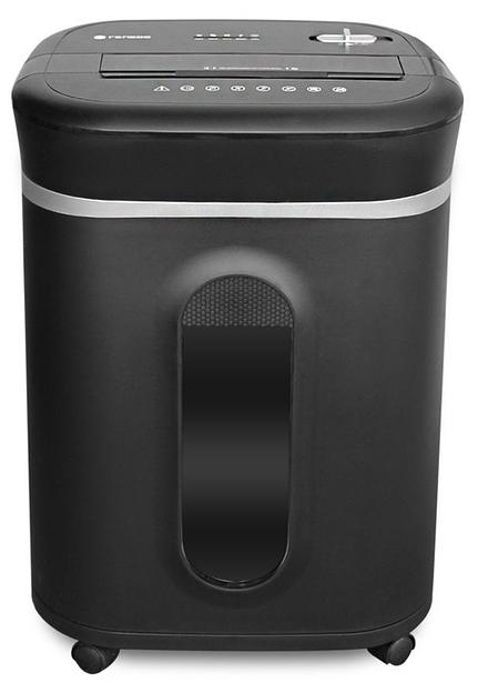 Шредер Heleos УМ28-4 черный (секр.P-4) фрагменты 17лист. 28лтр. скрепки скобы пл.карты CD фото 3