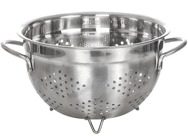 Дуршлаг d=220 мм. 4 л. h=140 мм. нерж /1/ фото 1