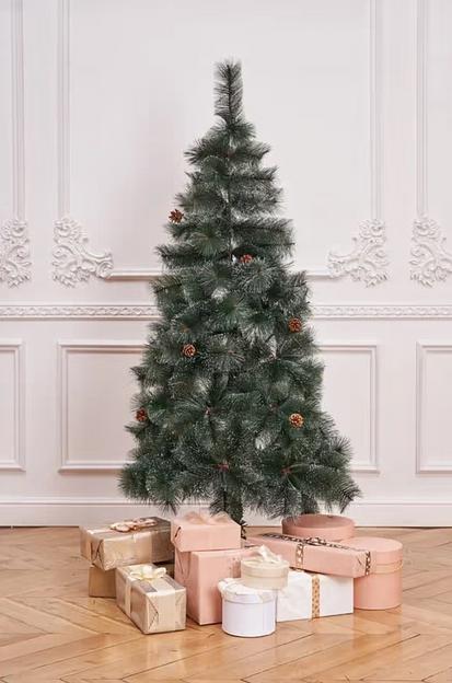 Искусственная сосна с инеем 150 см ОПТ фото 1