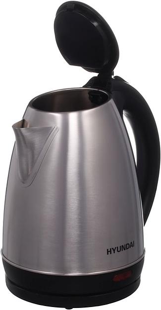 Чайник электрический Hyundai HYK-S1030 1.7л. 2200Вт серебристый матовый/черный (корпус: металл) фото 4