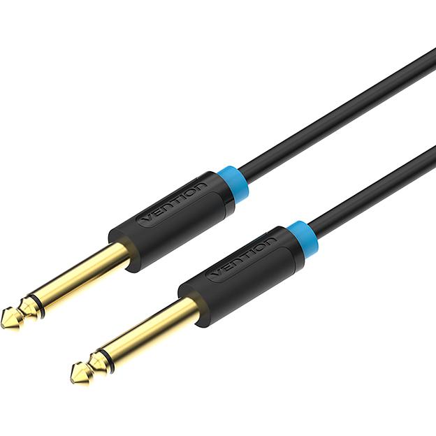 Кабель Vention аудио Jack 6,35 mm M/6.35 M - 1 м Кабель Vention jack 6.35 mm(m)/jack 6.35 mm(m) - 1 м (BAABF) фото 1
