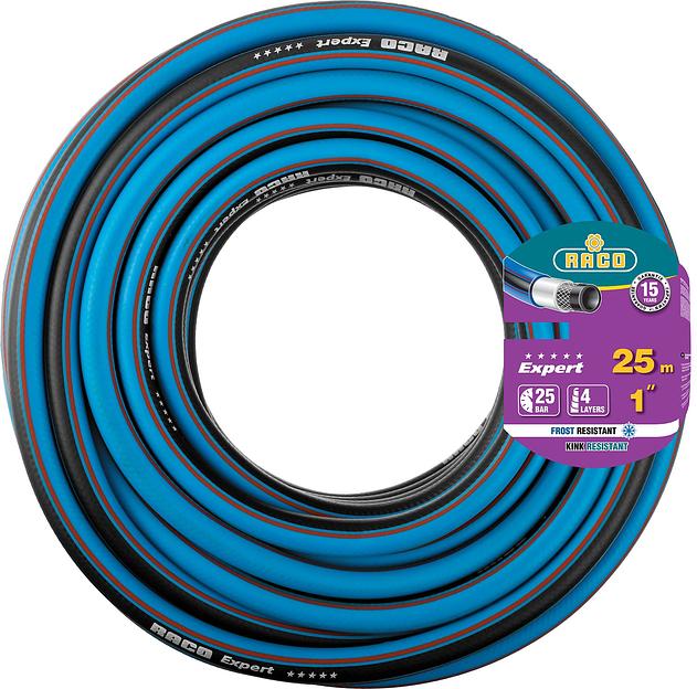 RACO EXPERT, 1″, 25 м, 25 атм, четырёхслойный, армированный, поливочный шланг (40302-1-25) фото 7