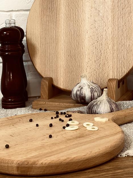 Набор разделочных досок на подставке фото 6