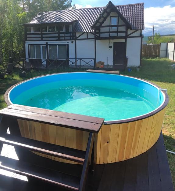 Ёмкость круглая под купель фото 4