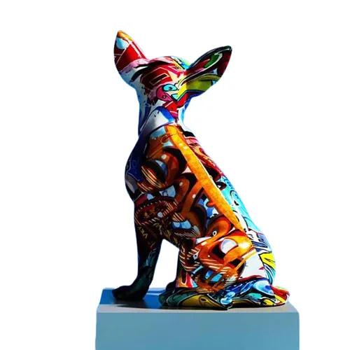 Статуэтка «Разноцветная собака» ОПТ фото 2