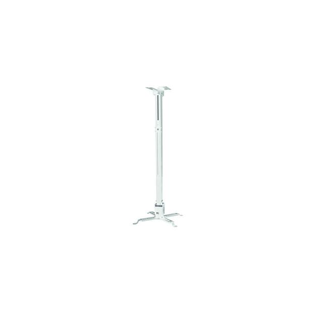 Кронштейн для проектора Buro PR04-140W, до 20кг, потолочный, поворот и наклон, белый фото 1