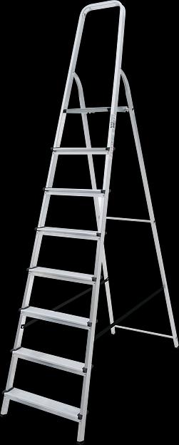 Стремянка алюминиевая 8 ступеней ОПТ фото 1