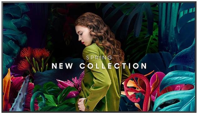 Панель Samsung 75" QB75C черный VA LED 8ms 16:9 HDMI M/M матовая 350cd 178гр/178гр 3840x1920 4K USB 38.3кг фото 1