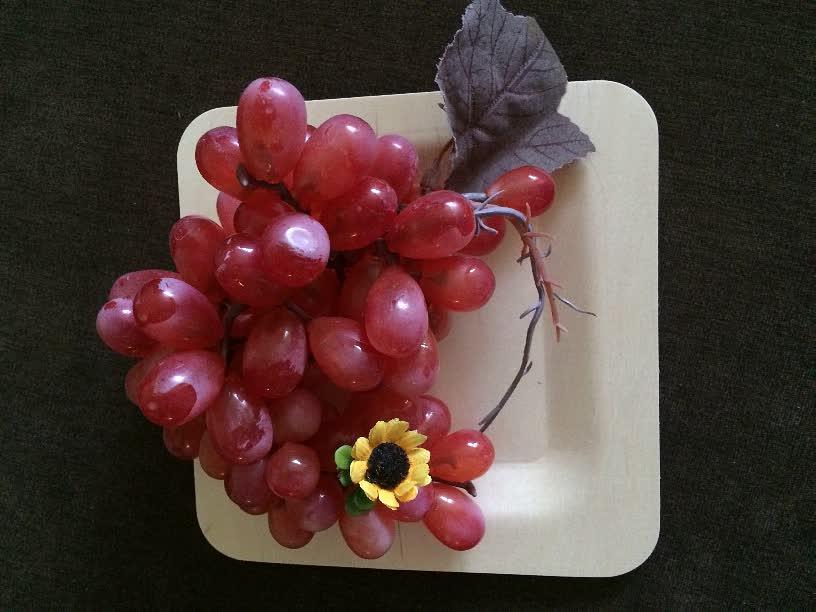 Тарелка салатная одноразовая, квадратная 180 мм фото 4