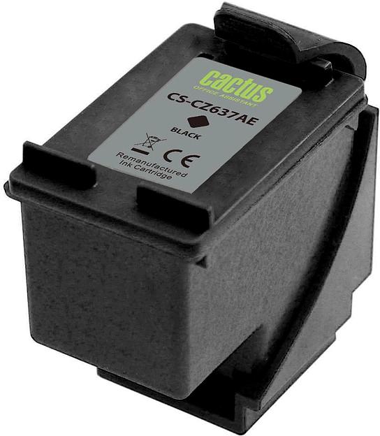 Картридж струйный Cactus CS-CZ637AE № 46 черный (33мл) для HP DJ IA 2020hc/2520hc;Ultra 2029/2529;Ultra 4729AIO фото 2