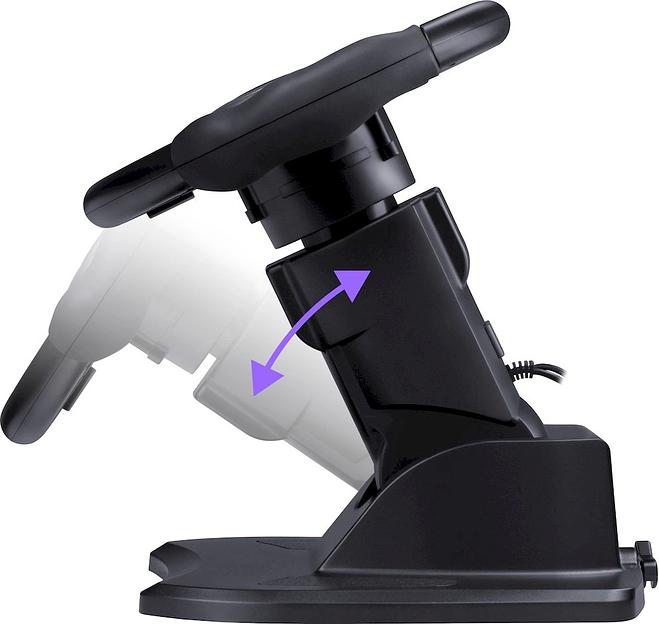 Игровой руль DEFENDER (64066) Glazer черный фото 5