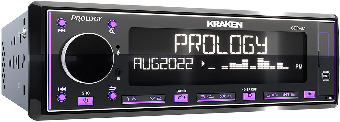 Автомагнитола Prology CDP-8.1 KRAKEN 1DIN 8x65Вт фото 3