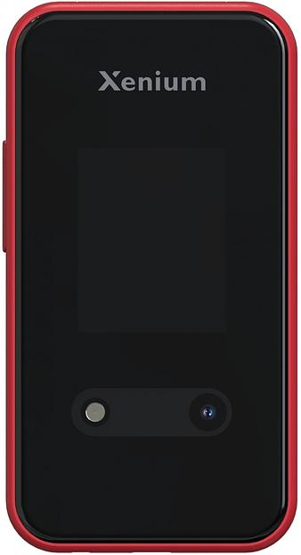 Мобильный телефон Xenium X680 красный раскладной 2Sim 2.8" 240x320 Nucleus 0.3Mpix GSM900/1800 MP3 FM microSD max32Gb фото 2