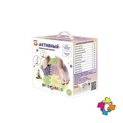 Коврик массажный (ортопедический) модульный Микс 12 «Активный» ОПТ фото 2