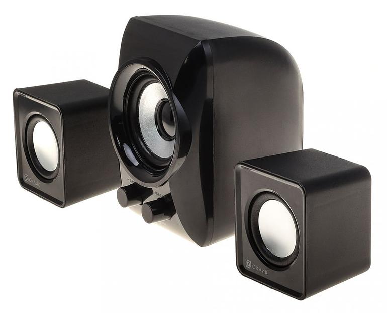 Колонки Оклик OK-420 2.1 черный 11Вт фото 2