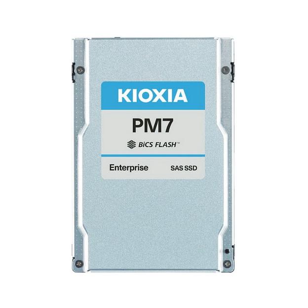2.5" 6400GB KIOXIA PM7-V Enterprise SSD KPM7VVUG6T40 SAS 24Gb/s, 4200/4100, IOPS 720/355K, MTBF 2.5M, TLC, 3DWPD, 15mm фото 1