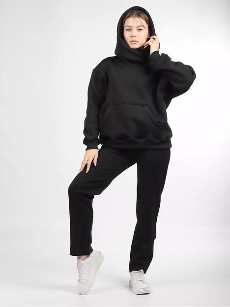 Худи женская OKSMILE чёрная фото 5