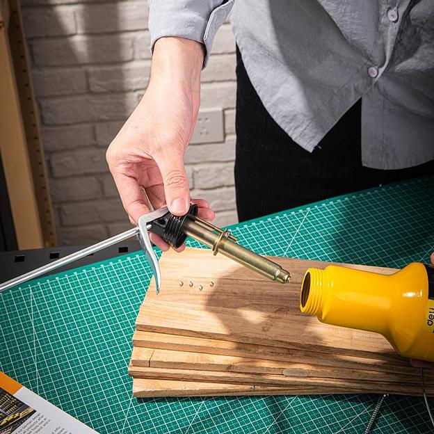 Заправочно-смазочный инструмент Deli Маслёнка стальная Deli DL2403 330мл фото 8