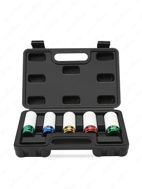 Набор ударных головок 5 предметов 1/2 дюйма GOODKING G-10005 фото 2