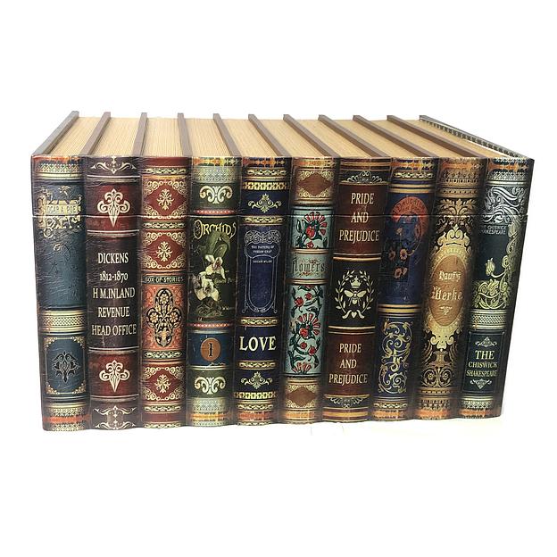 Декоративный сундук Grand forest для хранения с вертикальными книгами Большой 60х38х35 см фото 1