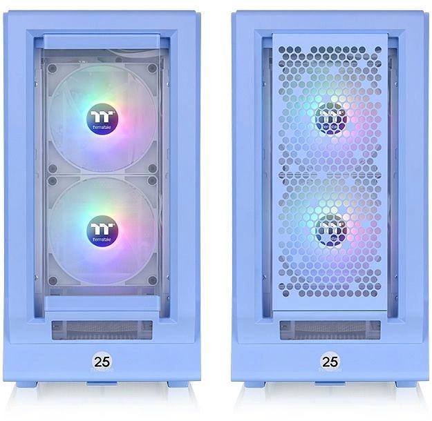 Корпус Thermaltake Ceres 350 MX Hydrangea голубой без БП ATX 3x140mm 2xUSB3.0 audio bott PSU фото 3