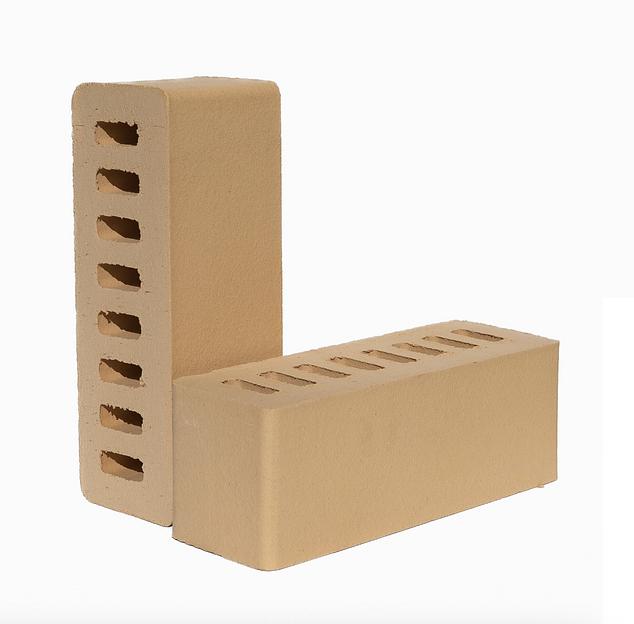 Кирпич лицевой гладкий, слоновая кость 0.9НФ 250х85х88 мм, М150, опт фото 1