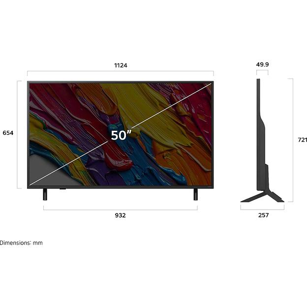 Телевизор QNED 50" 4K LG 50QNED82A6B.ARUG фото 8