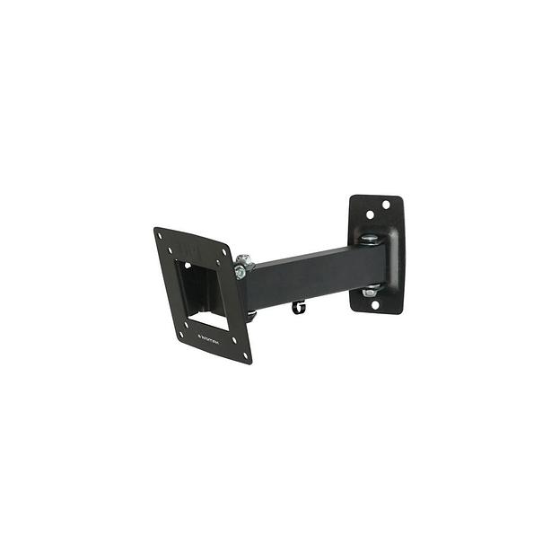 Кронштейн для телевизора Kromax OPTIMA-103, 10-28", настенный, поворотно-выдвижной и наклонный, черный [28003] фото 1