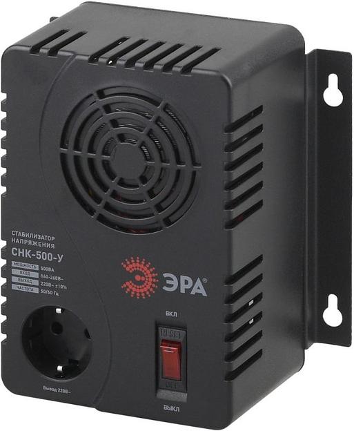 ЭРА Б0031063 СНК-500-У Стабилизатор напр. компакт, универс., 160-260В/220В, 500ВА фото 1