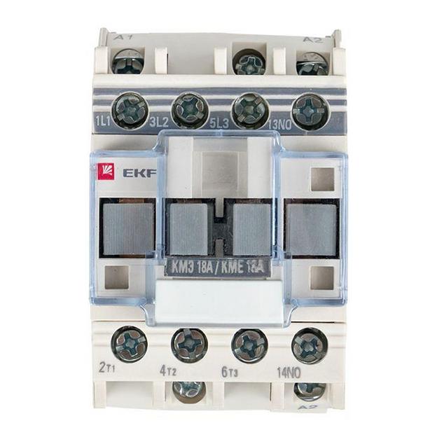 Контактор КМЭ 18А кат. 220В AC 1НО EKF ctr-s-18-220 фото 2