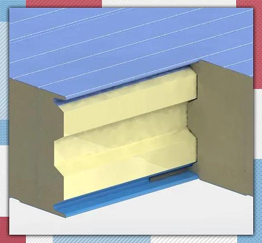 Сэндвич-панель Pillaris стеновая с пенополиизоциануратом 120 мм фото 1